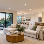 Modern home with smart devices, appliances, home office setup, and EV charging showing increased power demands